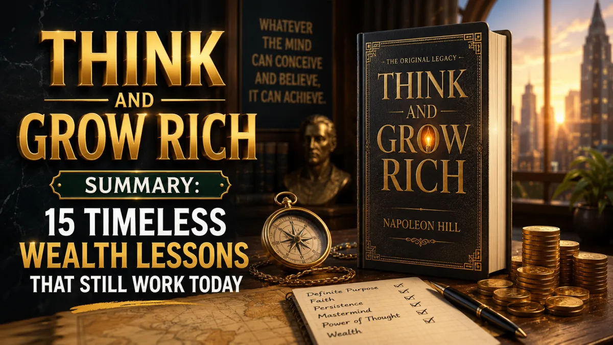 Think and Grow Rich Summary: 15 Timeless Wealth Lessons That Still Work Today
