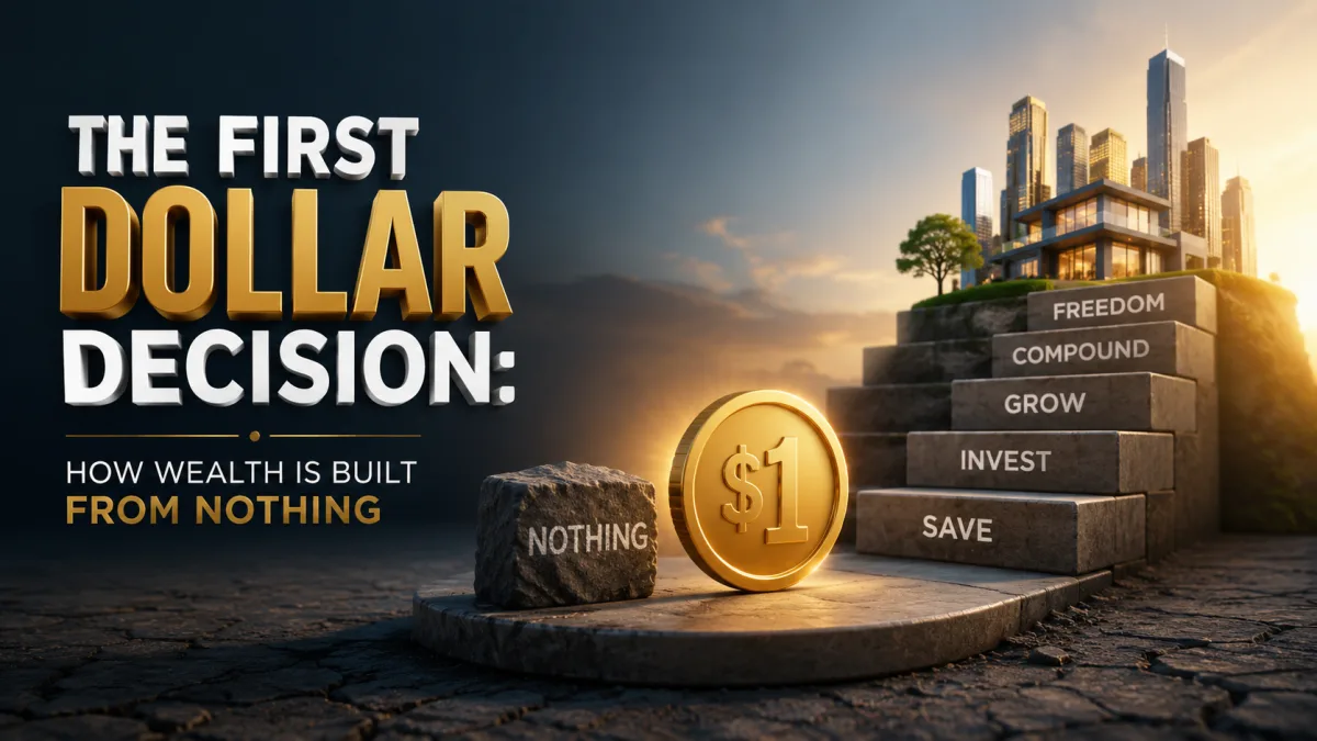 The First Dollar Decision: How Wealth Is Built From Nothing
